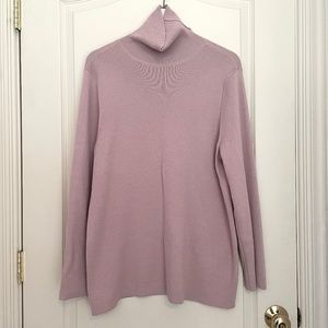 Lilac Pink Chico's Turtleneck Sweater Size 4/XXL